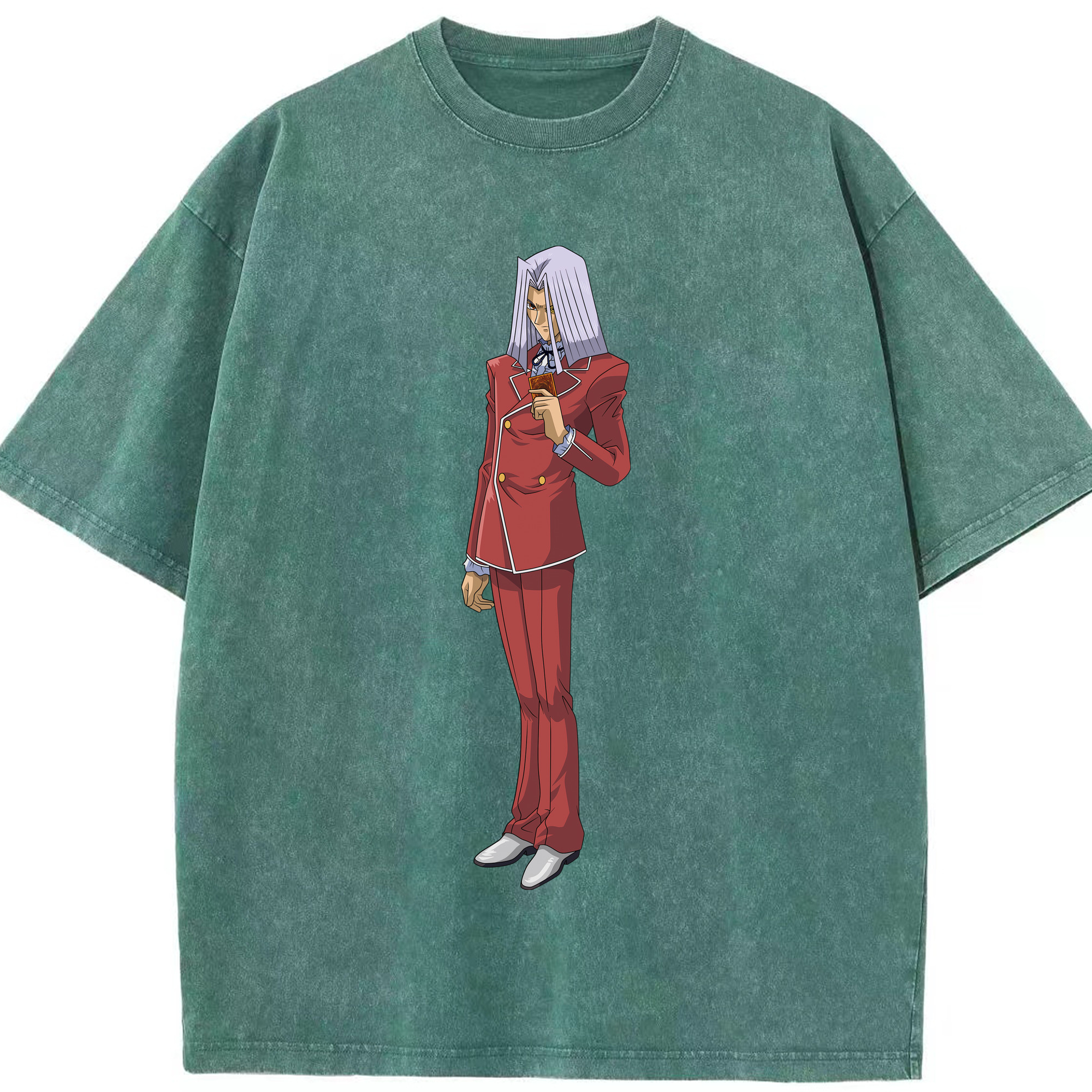 （画像用） 遊☆戯☆王 Yu-Gi-Oh! 綿100% ヴィンテージ風 半袖Tシャツ（フロントプリント）